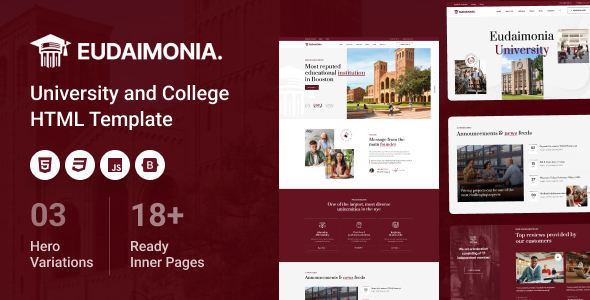 The Ultimate HTML Template for Universities and Colleges
