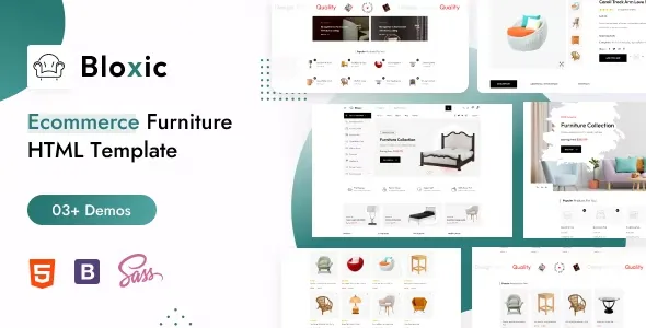 Bloxic – Furniture Store HTML Template