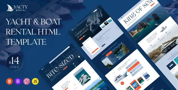 Yacty - Yacht & Boat Rental HTML5 Template