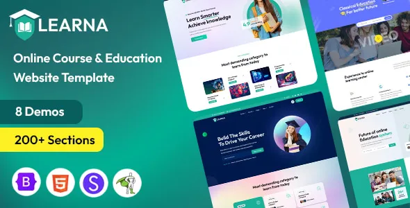 Learna – The Ultimate HTML Template for Education Websites