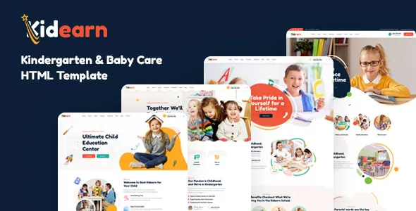 Kidearn - Kindergarten & Baby Care HTML Template