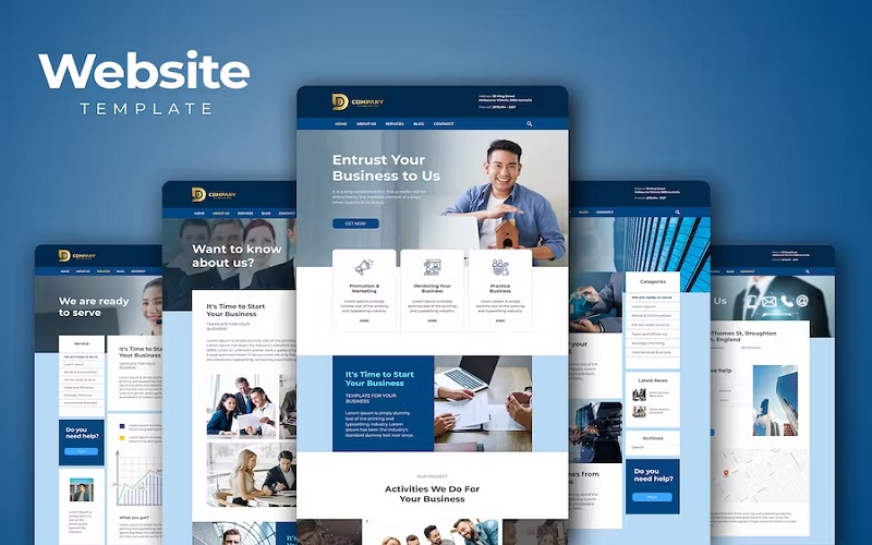 Business Template HTML Template