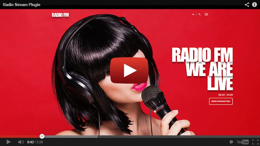 Radio FM - Professional Online Radio Station Website Template