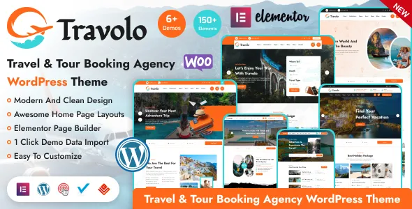 Travolo - Travel Agency & Tour Booking HTML Theme