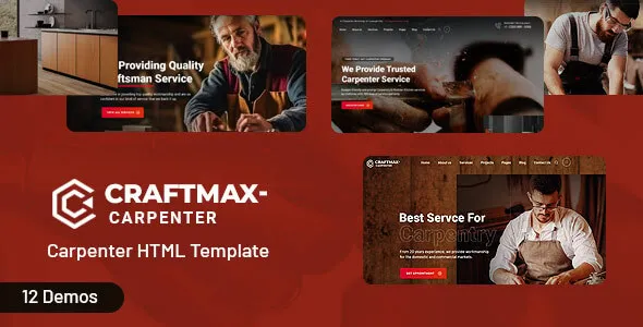 Craftmax - Carpenter & Craftman HTML Template